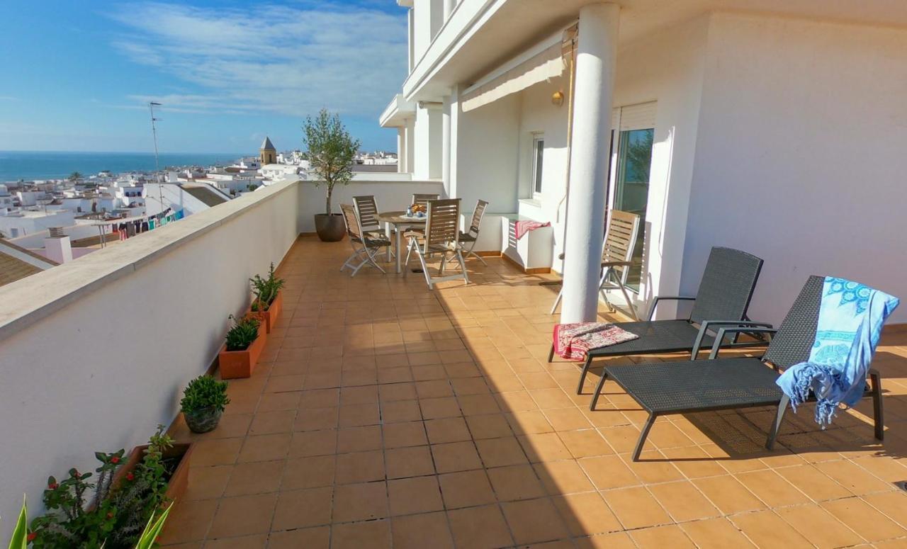 Terraza Trafalgar Apartamento Tipo Penthouse Con Enorme Terraza Y Vistas Al Mar Conil De La Frontera Dış mekan fotoğraf